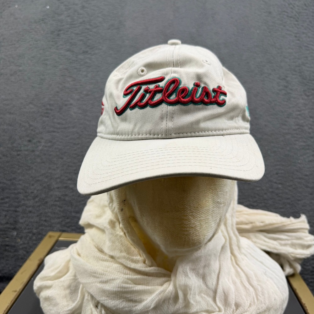 Titleist New Era Mens Golf Hat Beige Amarillo Chamber Open Outback Steakhouse